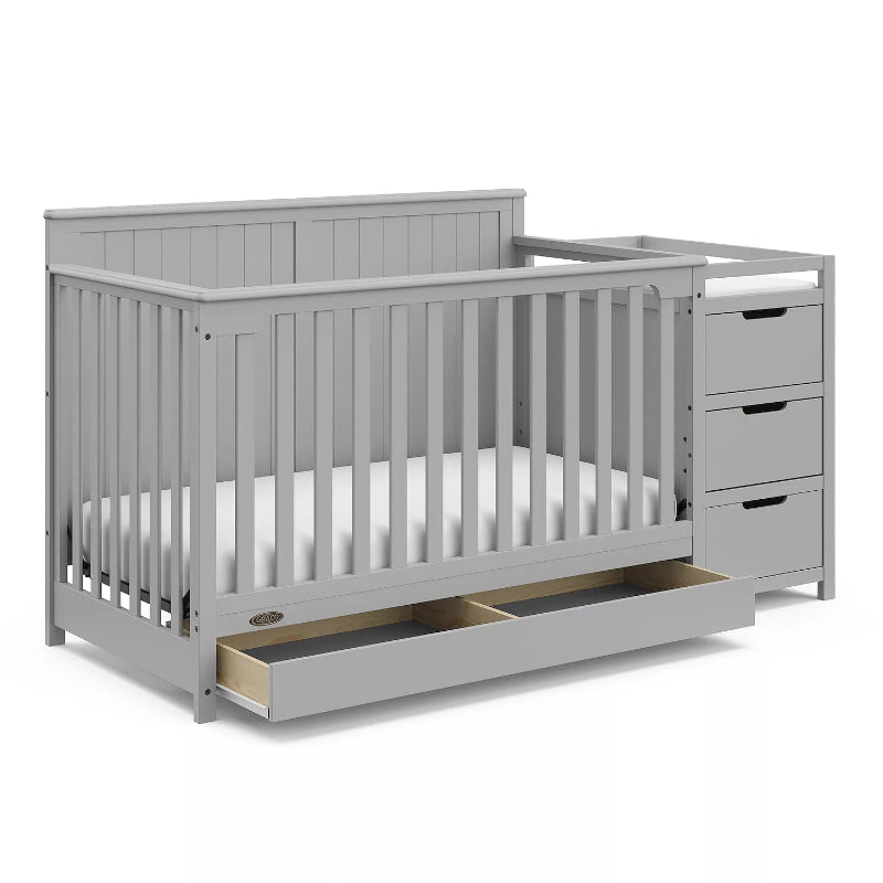 Hadley 5-in-1 Convertible Crib and Changer with Drawer