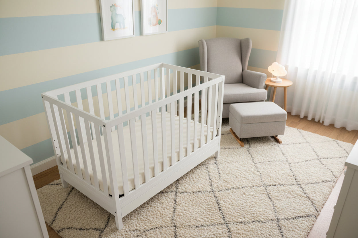 Mila 3-in-1 Convertible Crib with Under-Crib Drawer for Storage