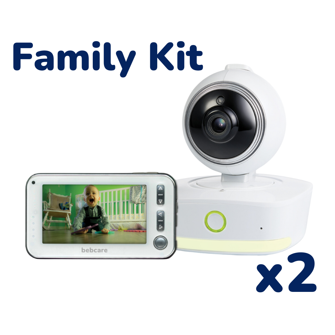 Bebcare Motion Digital Video Baby Monitor Family Kit Two Cameras HD