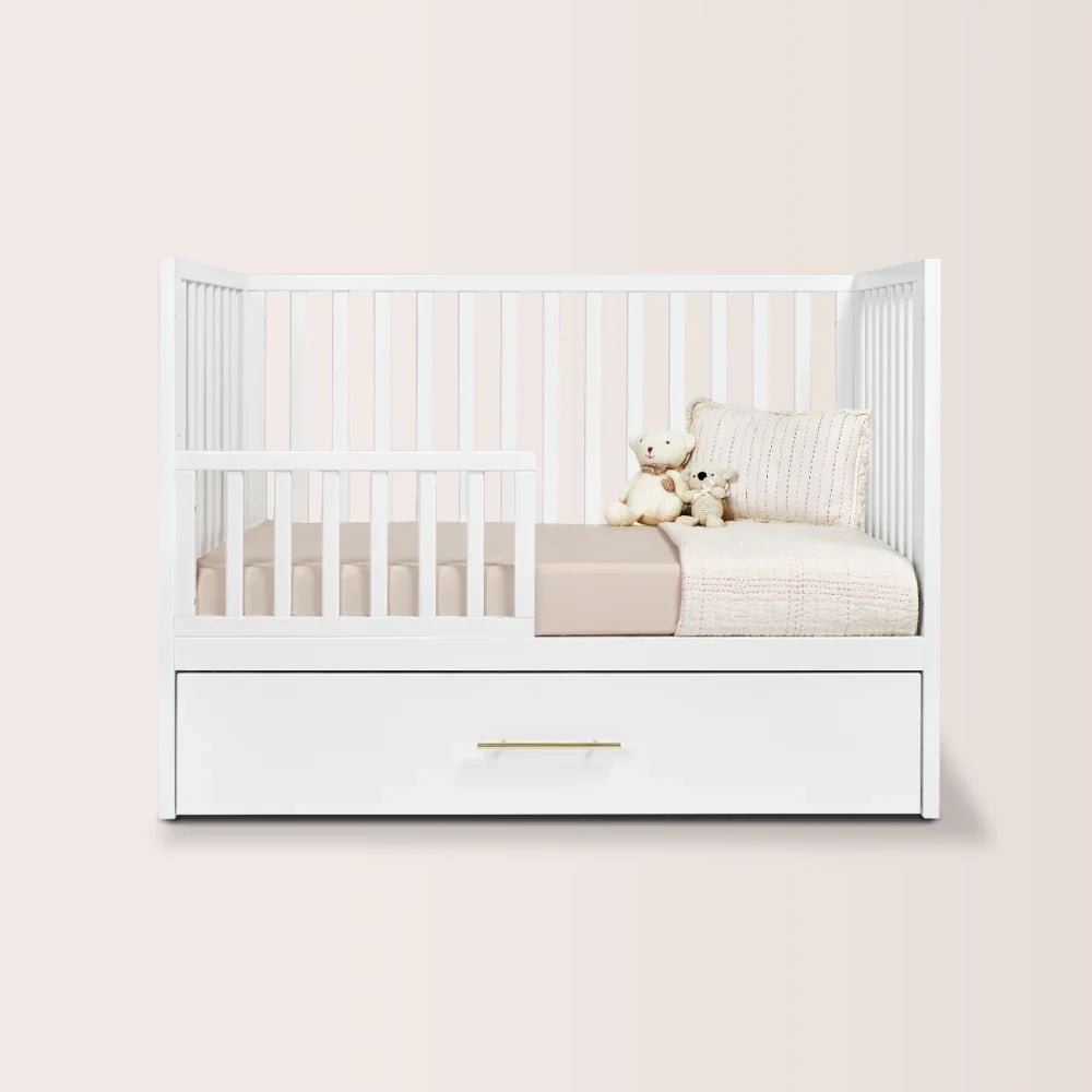 HushCrib Classic 4-in-1 Crib Toddler Bed Conversion Rail