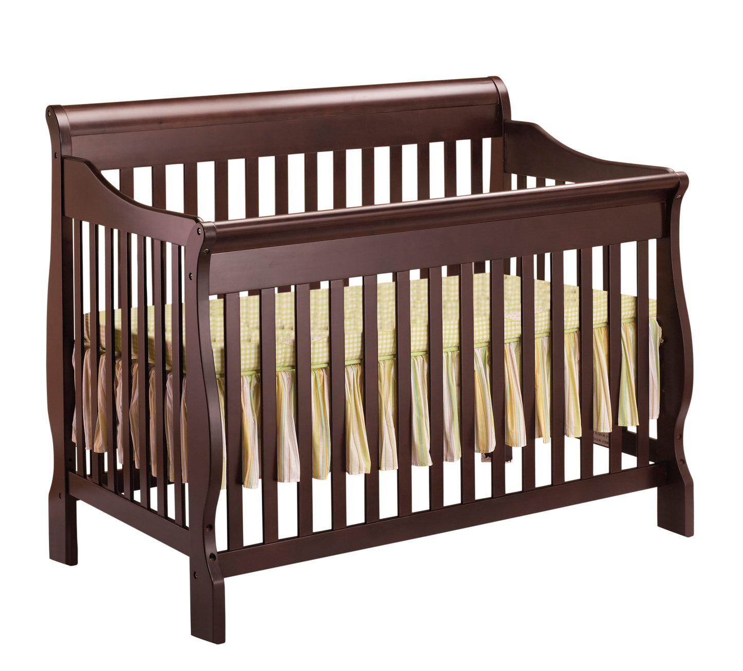 Orbelle Lifestyle Convertible 4 in 1 Sleigh Crib With Mattress