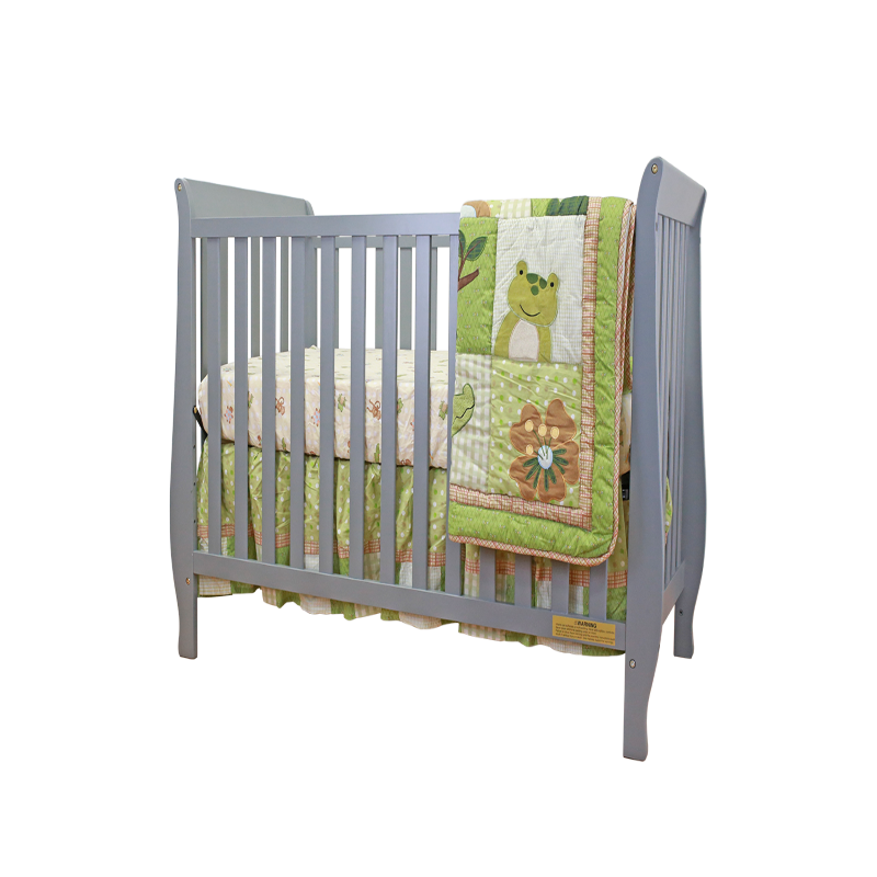 Naomi 4-IN-1 Convertible Baby Crib With Toddler Rail and Mattress