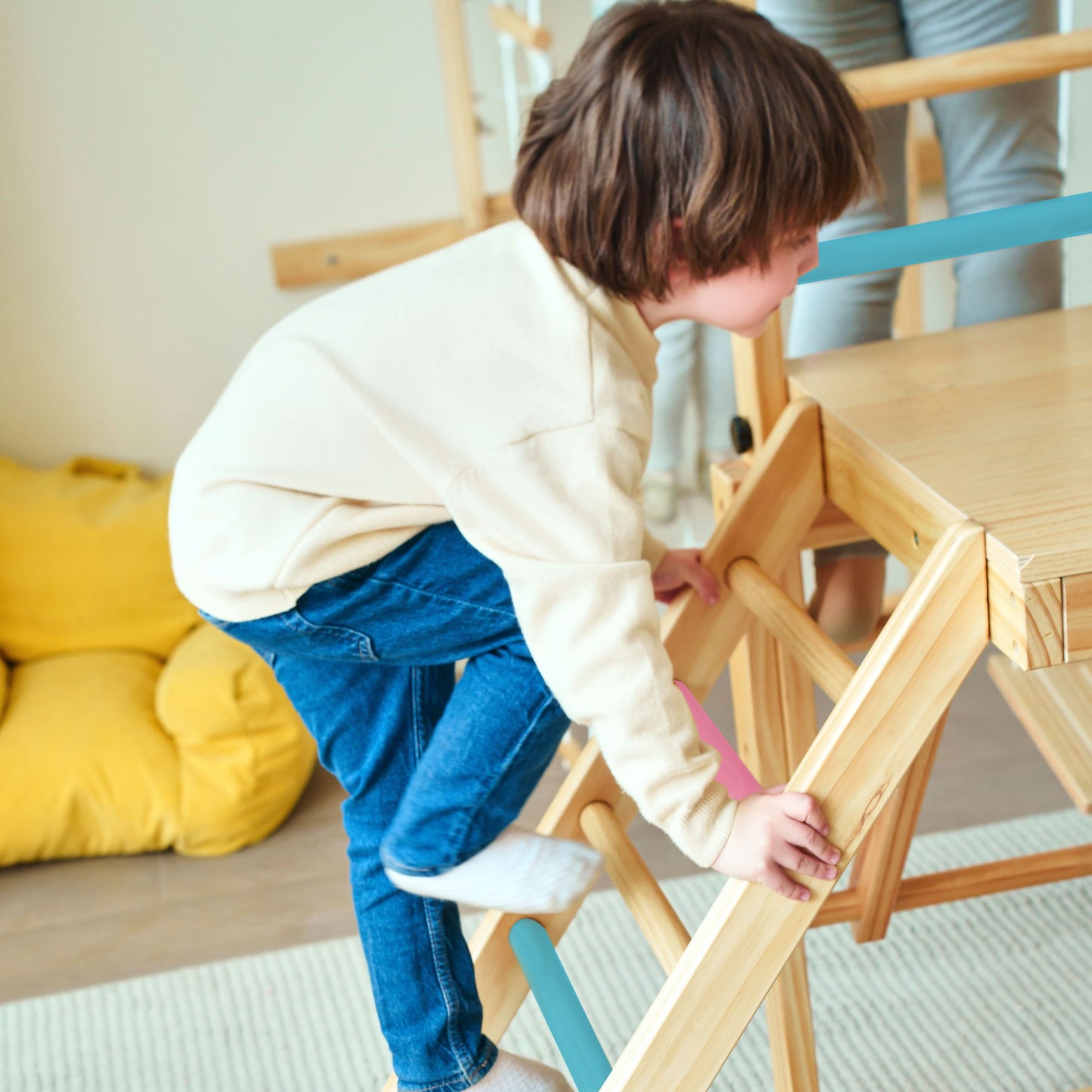 Grove | Foldable Jungle Gym - Wall Mounted - Natural
