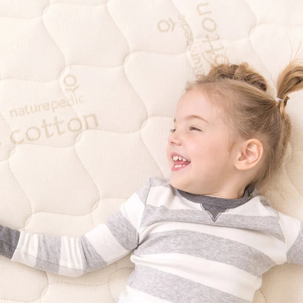 Organic Firm Kids Mattress for Toddlers and Teens with Breathable Coil Support