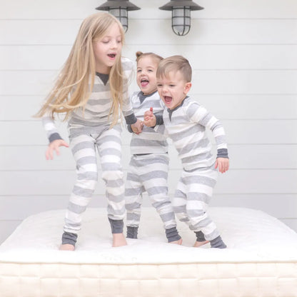 Organic Firm Kids Mattress for Toddlers and Teens with Breathable Coil Support