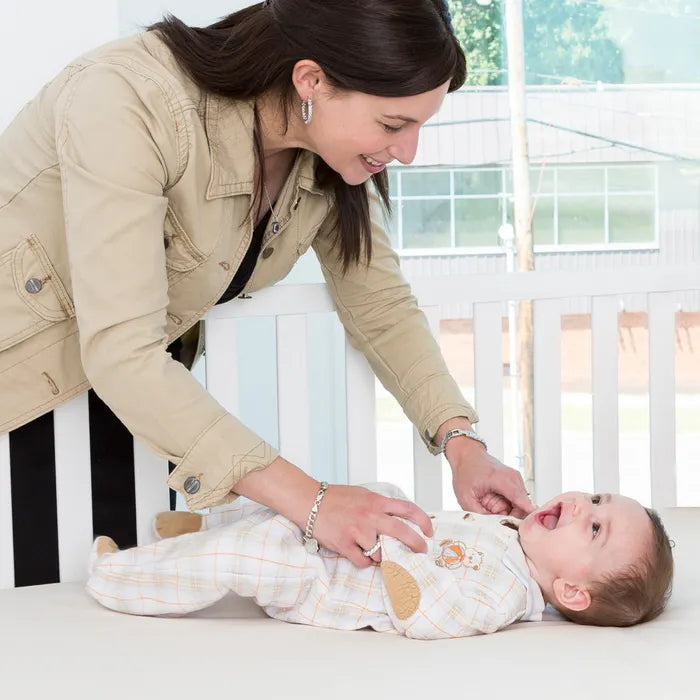 Waterproof Organic Baby Mattress Lightweight Firm Non-Toxic Safe Sleep