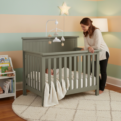 Soho Baby Everlee 4-in-1 Convertible Crib with GREENGUARD Gold Certification