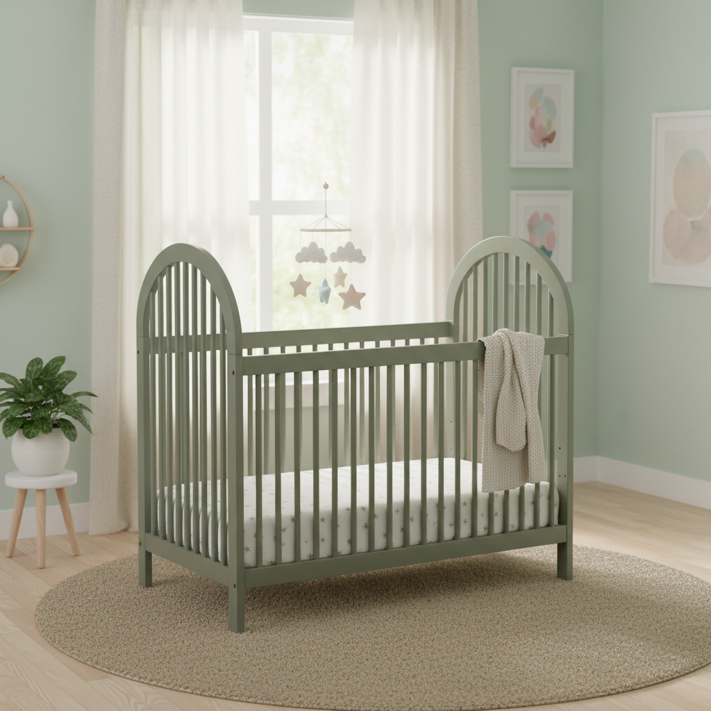 Soho Baby Everlee Island Crib with GREENGUARD Gold Certification