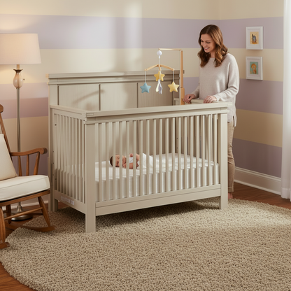 Soho Baby Mystic 4-in-1 Convertible Crib with GREENGUARD Gold Certification