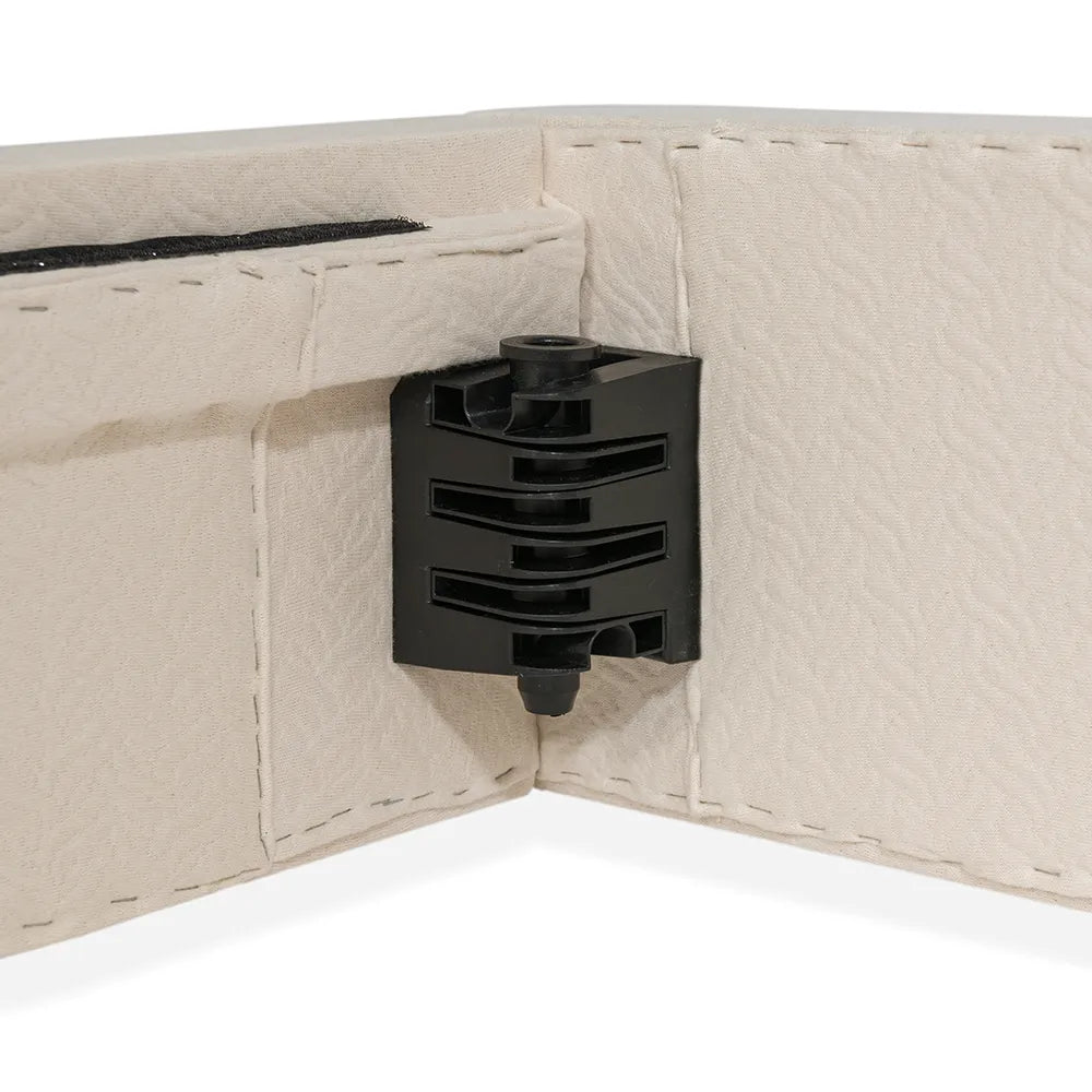 Premium Organic Bed Foundation for Toddlers and Kids with Solid Wood Support