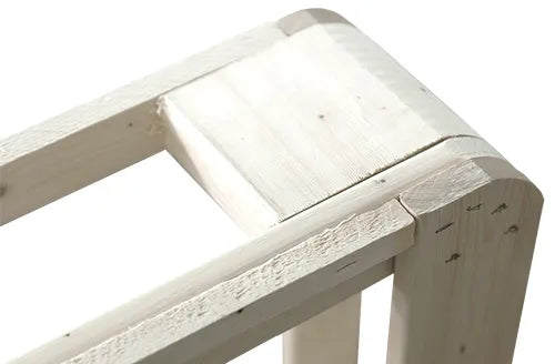 Premium Organic Bed Foundation for Toddlers and Kids with Solid Wood Support