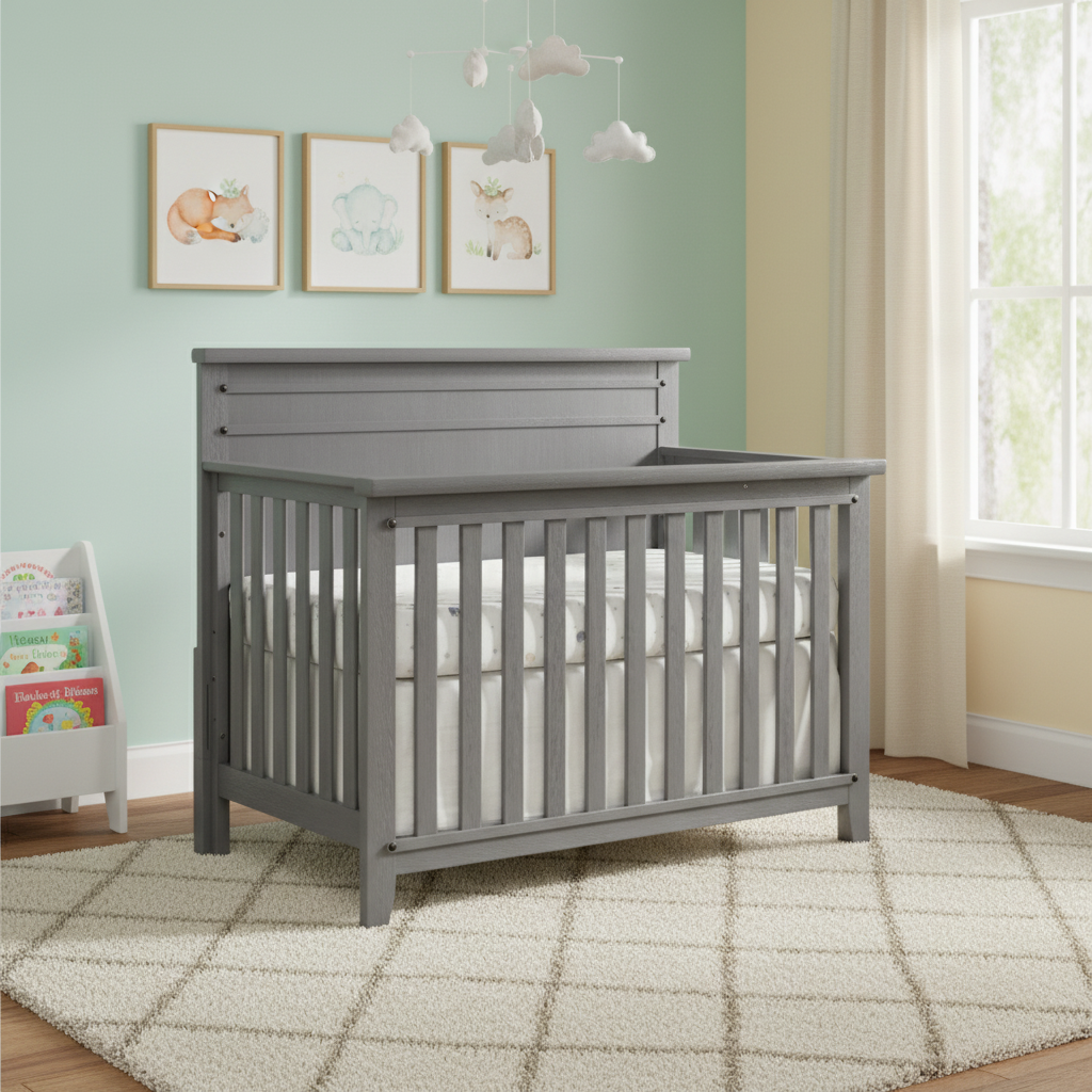 Soho Baby Ellison 4-in-1 Convertible Crib with GREENGUARD Gold Certification