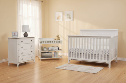 Sorelle Farmhouse Complete 3-Piece Convertible Nursery Set