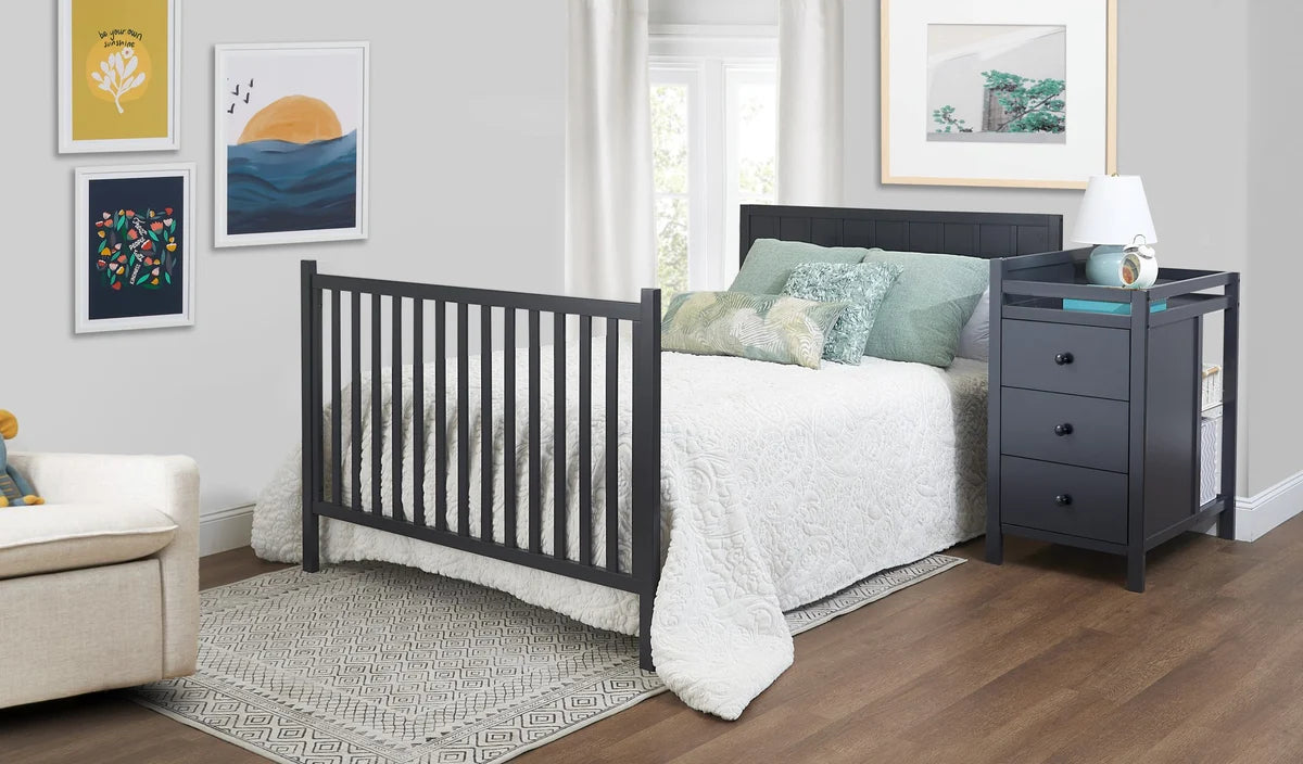 Sorelle Essex 4-in-1 Convertible Crib with Changing Station