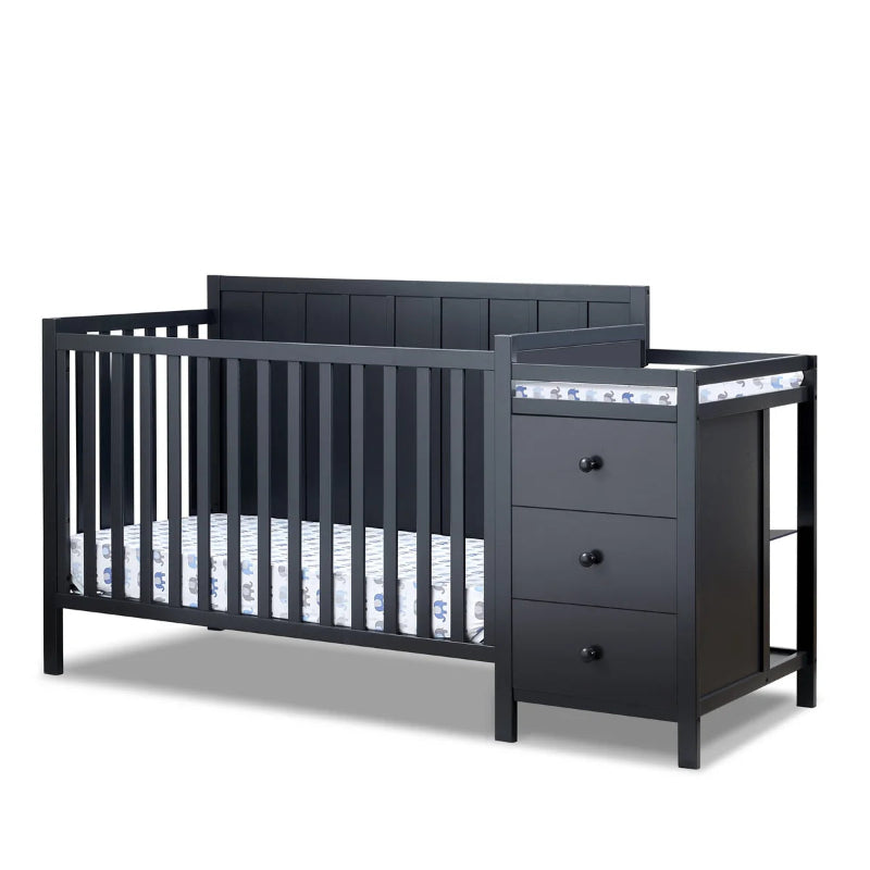 Sorelle Essex 4-in-1 Convertible Crib with Changing Station
