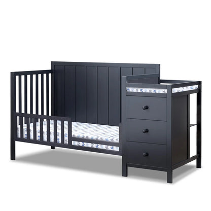 Sorelle Essex 4-in-1 Convertible Crib with Changing Station