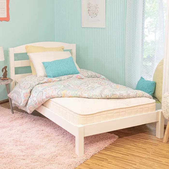 Organic 2-in-1 Waterproof Kids Mattress for First Big Kid Beds