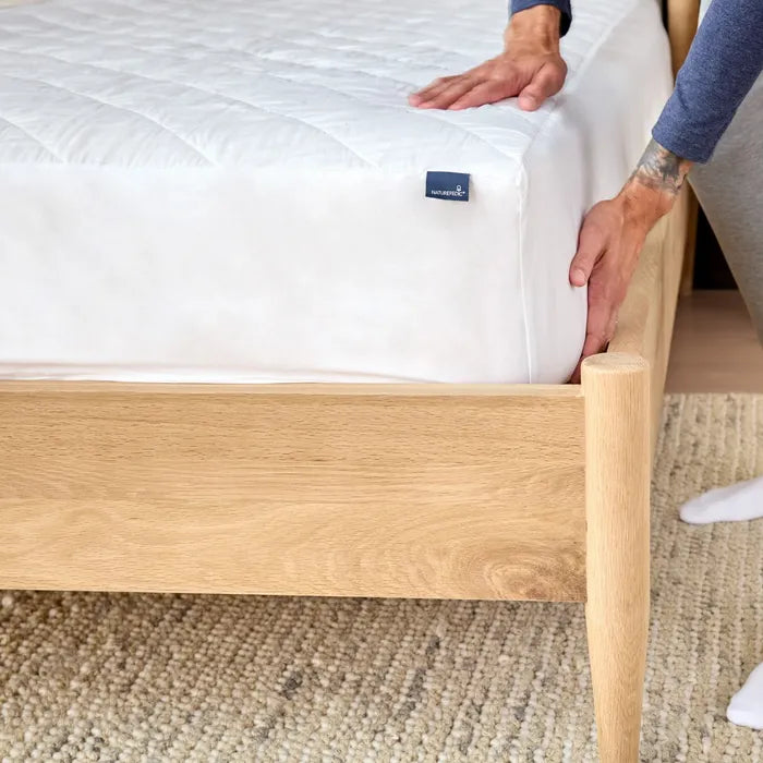 Organic Quilted Waterproof Mattress Pad for Kids Soft Breathable Protection