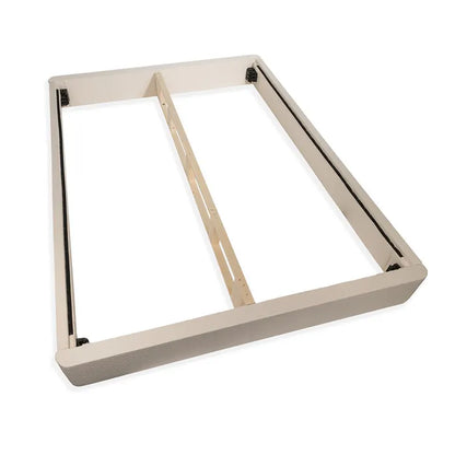 Premium Organic Bed Foundation for Toddlers and Kids with Solid Wood Support