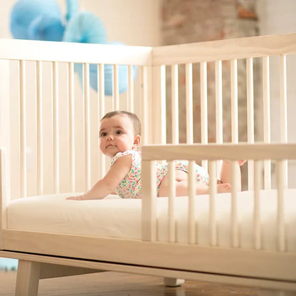 Luxury Organic Cotton Sateen Crib Sheets for Baby and Toddler Comfort