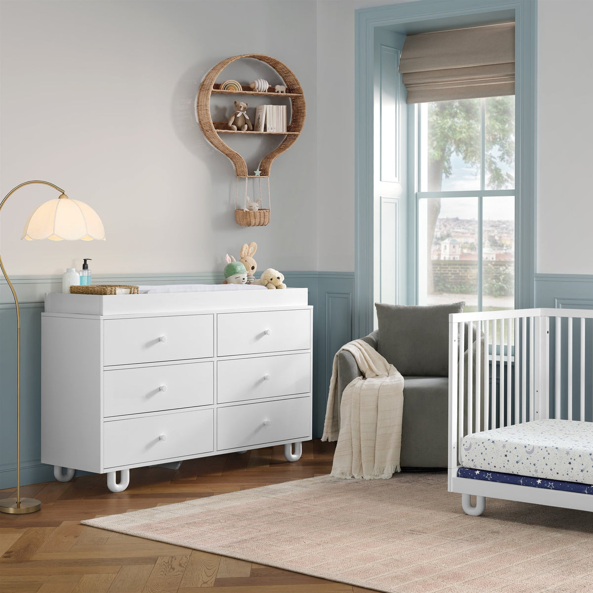 Soho Baby Meridian Nursery Changing Topper for the 6-Drawer Dresser