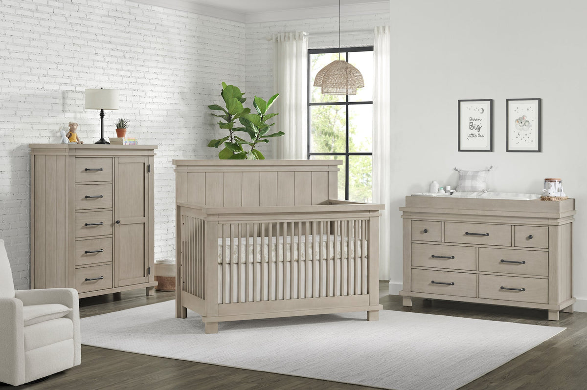 Soho Baby Hampton 4-in-1 Convertible Crib – Classic Nursery Design