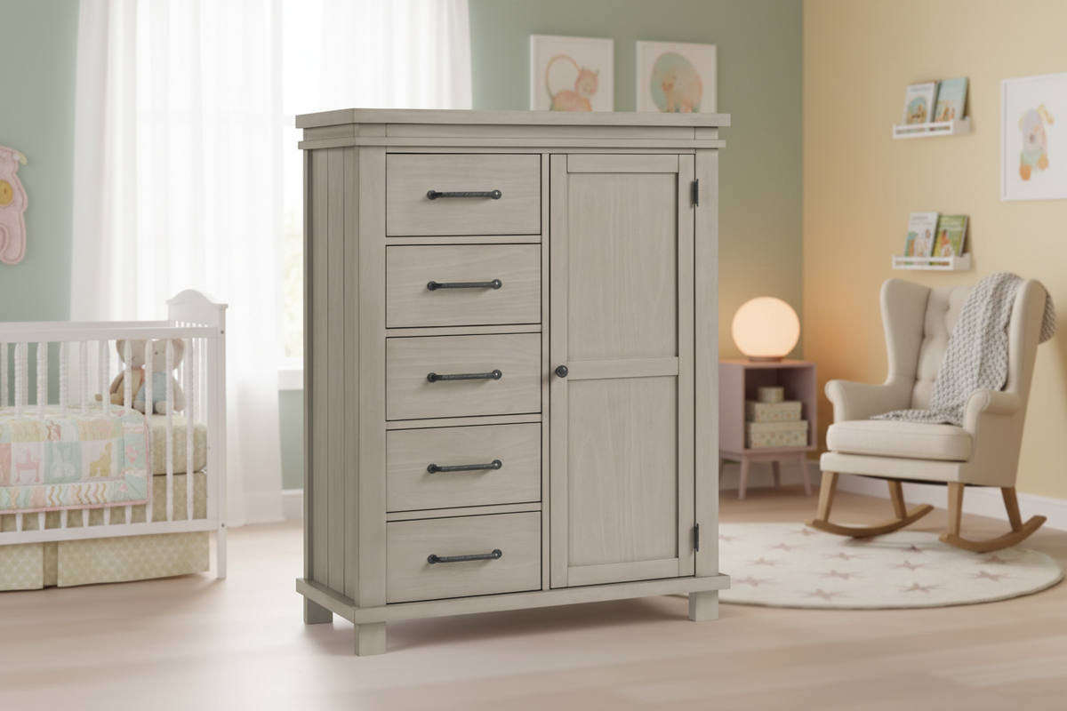 Soho Baby Hampton 5-Drawer Nursery Chifferobe