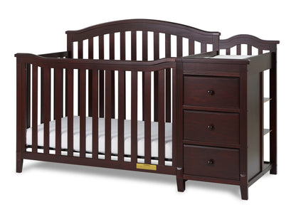 Kali II Nursery 4-in-1 Convertible Crib with Built-In Changer & Storage Drawer