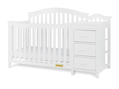 Kali II Nursery 4-in-1 Convertible Crib with Built-In Changer & Storage Drawer