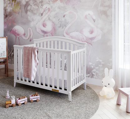 Kali Nursery 4-in-1 Convertible Crib with Toddler Conversion Design