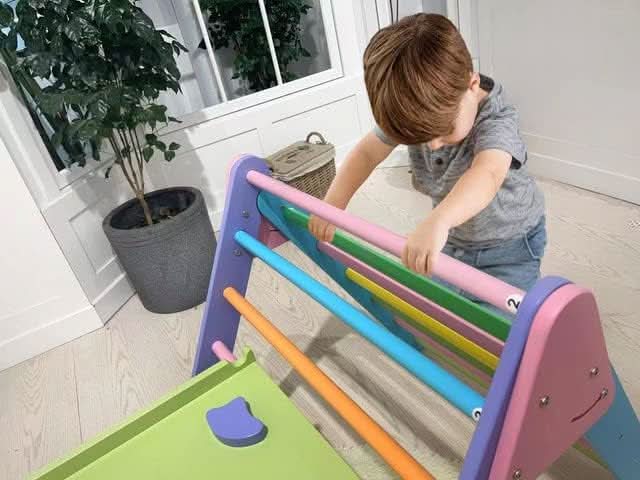Hazel | Pikler Triangle, Slide & Rocker Set - Natural