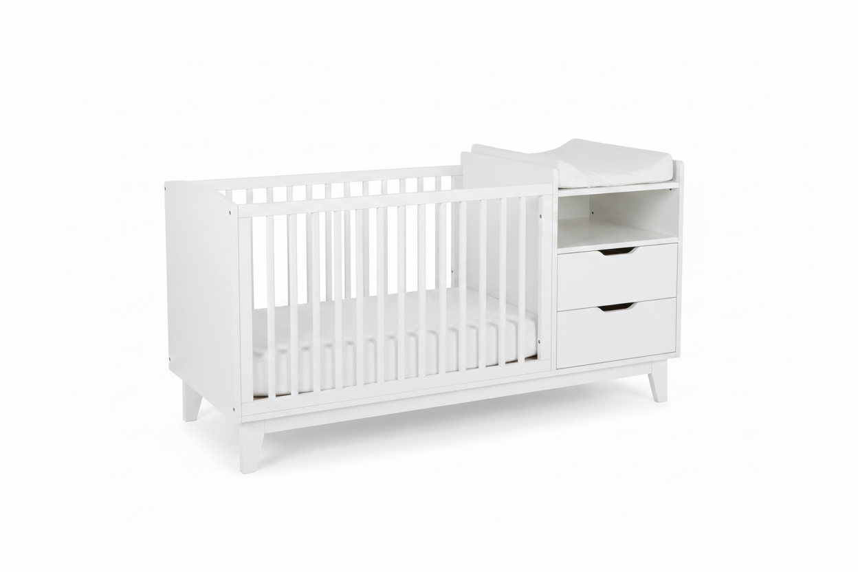 Daphne Waterproof Baby Changing Pad with Contoured Nursery Design