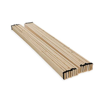 Premium Organic Bed Foundation for Toddlers and Kids with Solid Wood Support