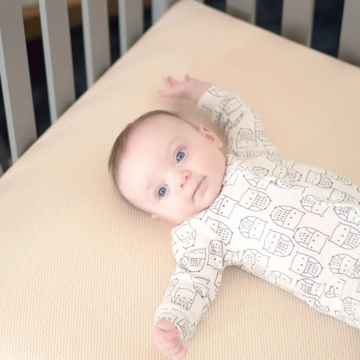 Organic Breathable Dual Firmness Baby Crib Mattress with Washable Waterproof Cover