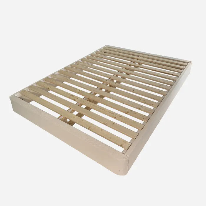 Premium Organic Bed Foundation for Toddlers and Kids with Solid Wood Support