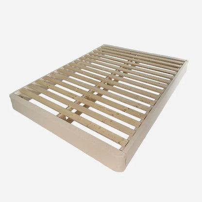 Premium Organic Bed Foundation for Toddlers and Kids with Solid Wood Support