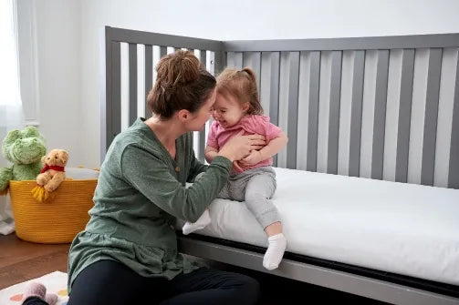 Two Stage Breathable Mini Crib Mattress With Washable Waterproof Cover