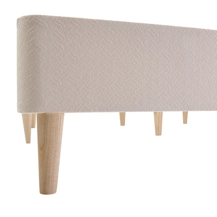 Premium Organic Bed Foundation for Toddlers and Kids with Solid Wood Support