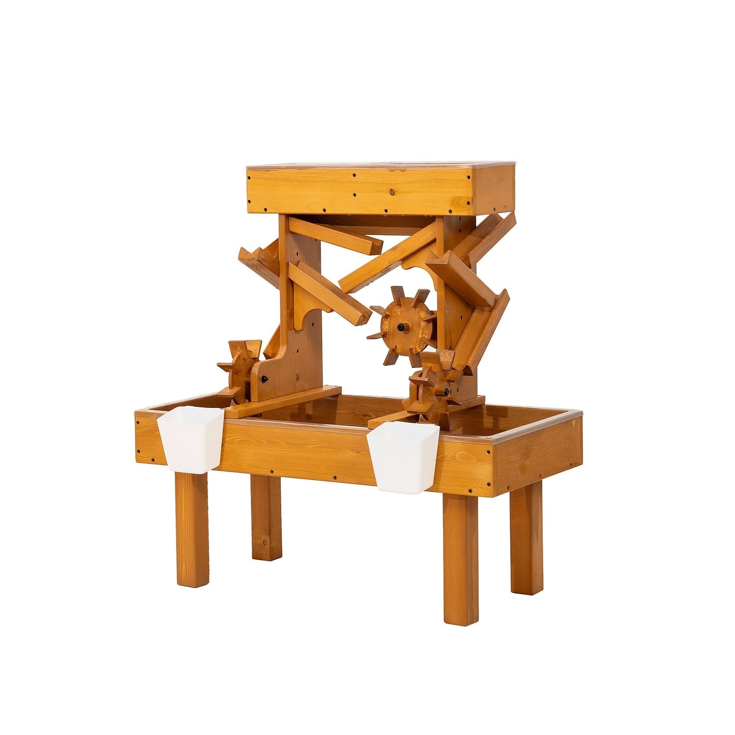 Outdoor Wooden Water Table for Toddlers | Kids’ Sensory Play Station