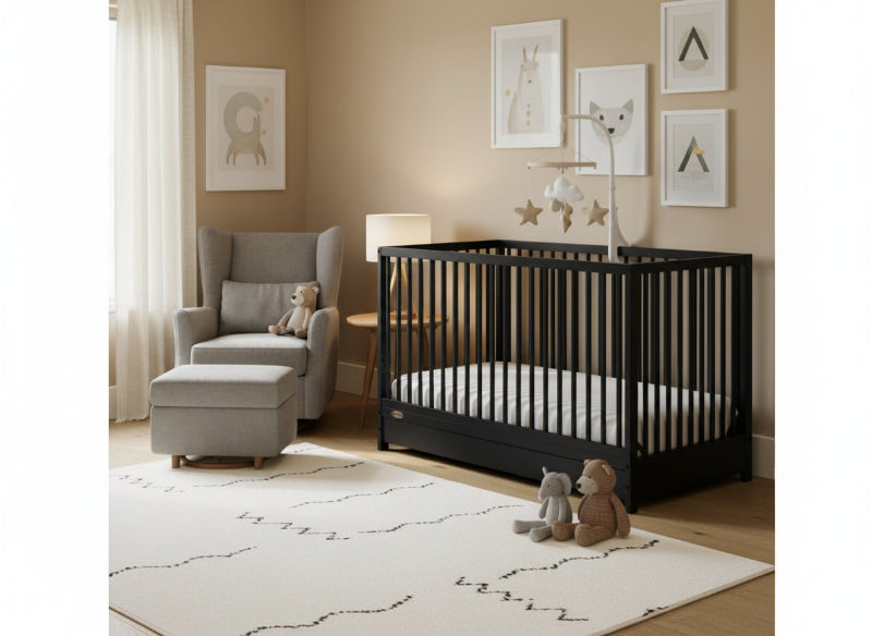 Teddi 5-in-1 Convertible Crib with Drawer