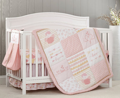 Soho Baby Baby Love 4-Piece Baby Crib Nursery Bedding Set