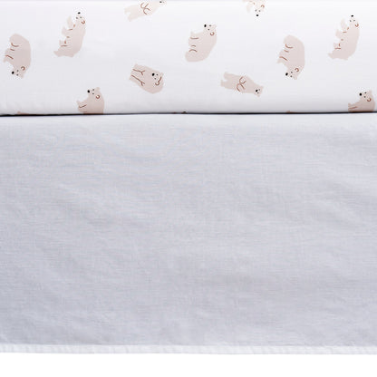Soho Baby Beary Cute 3 Pc Baby Crib Nursery Bedding Set