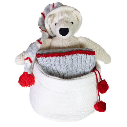 Beary First Christmas Holiday Baby Gift Basket