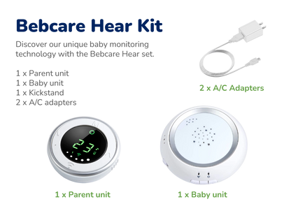 Bebcare Ultra Low EMF Hear Audio Baby Monitor for Home Safety