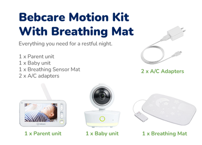 Bebcare Motion Video Baby Monitor with Expandable Dual Camera Support