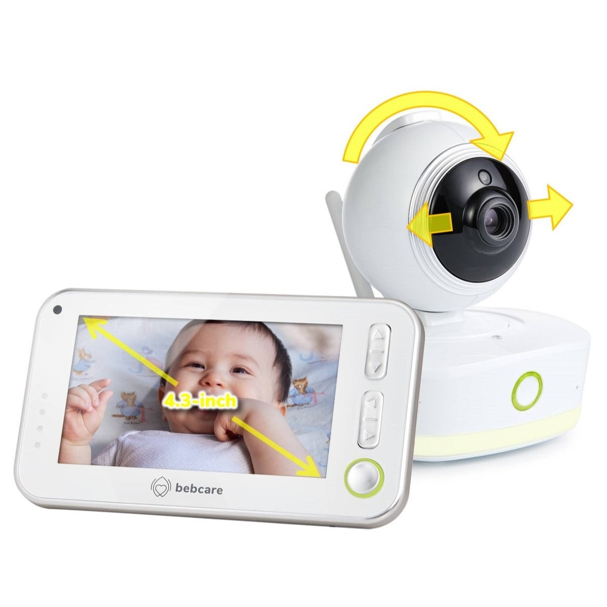 Bebcare Motion Video Baby Monitor with Expandable Dual Camera Support