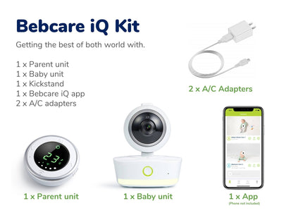 Bebcare Baby Safety Smart Monitor & Air Purifier Nursery Protection Gift Set