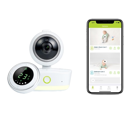 Bebcare iQ Smart WiFi Baby Monitor with Ultra Low Radiation HD Video