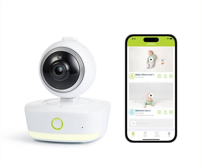 Bebcare Motion Baby Monitor and Bebcare IQ Camera Gift Set for Ultimate Baby Monitoring HD Night Vision Two-Way Audio