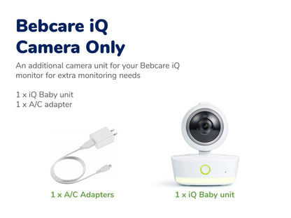 Bebcare Motion Baby Monitor and Bebcare IQ Camera Gift Set for Ultimate Baby Monitoring HD Night Vision Two-Way Audio